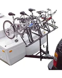 pop up trailer bike rack